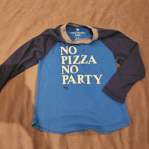 Abercrombie Kids Blue and Navy Long Sleeve Tee
